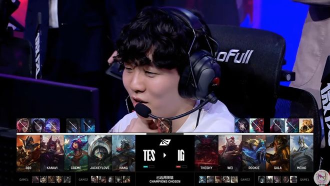  问题ig的中单选手rookie在哪个赛季加入了lpl? 